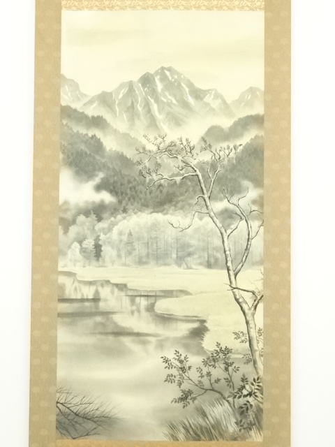 道具 ] - 道具 田所量司筆 田代春色 肉筆絹本掛軸（共箱） | ネット